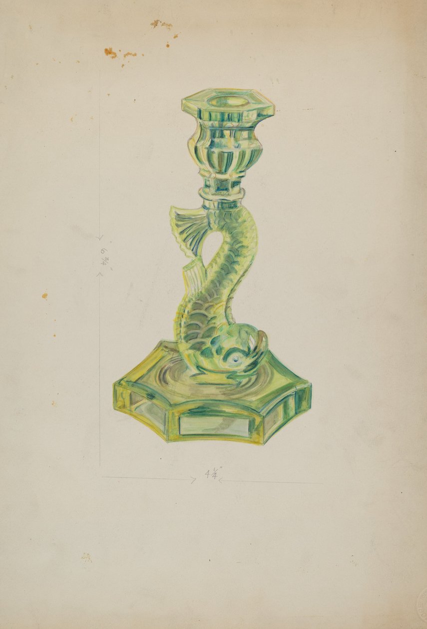Delfin lysestake av Ella Josephine Sterling