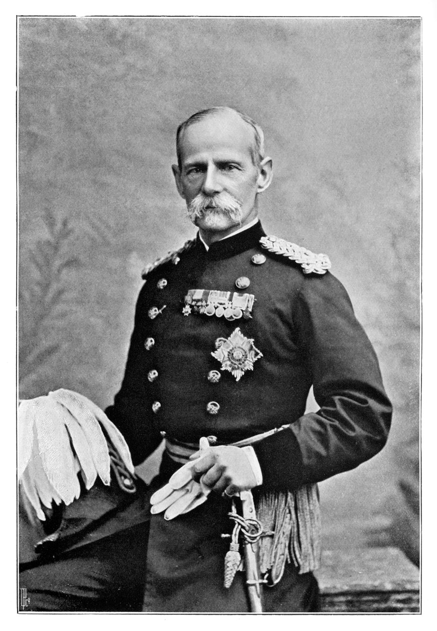 Lord Roberts , britisk soldat, 1901. av Elliott and Fry