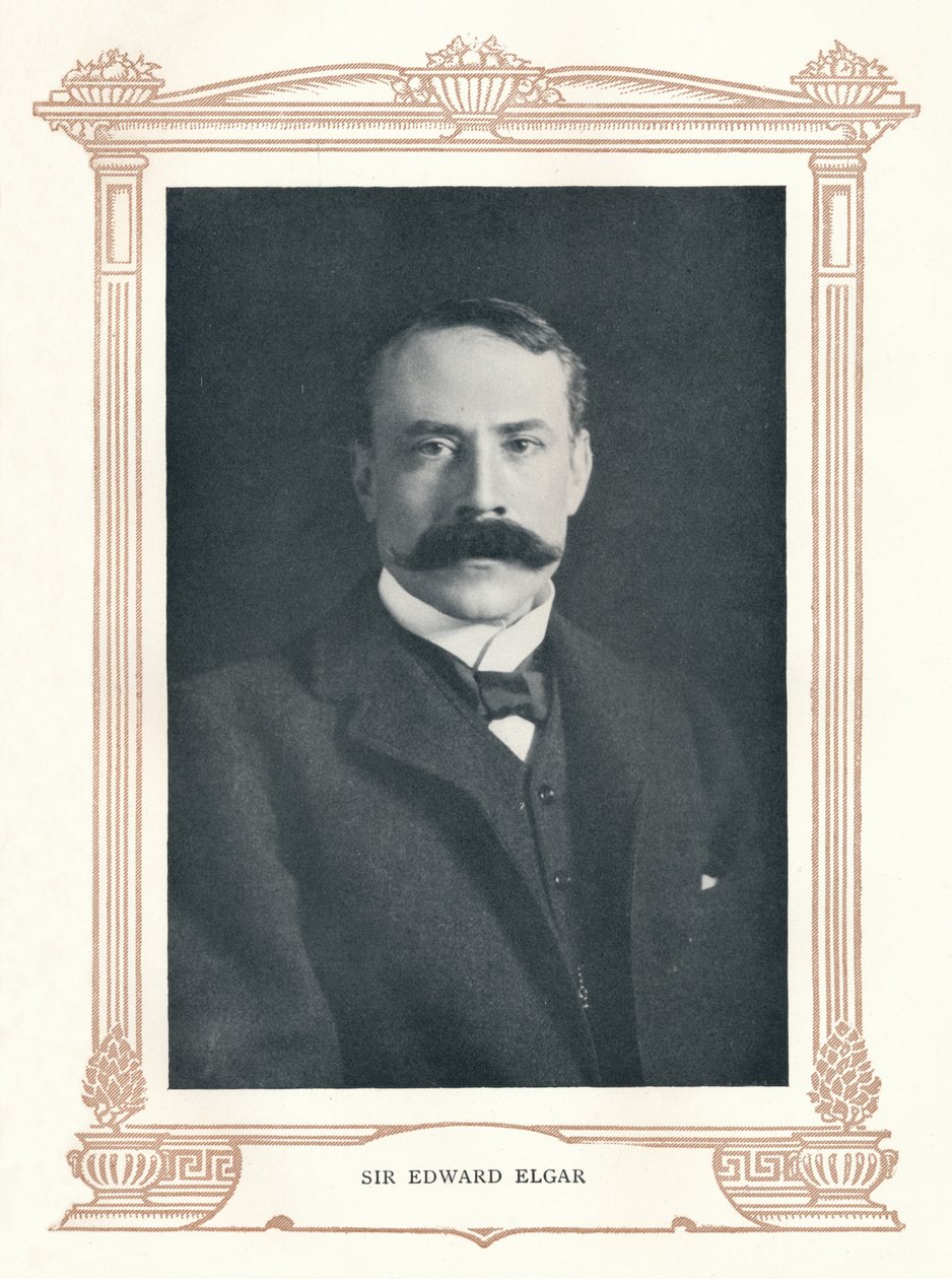 Sir Edward Elgar, 1895. av Elliott and Fry