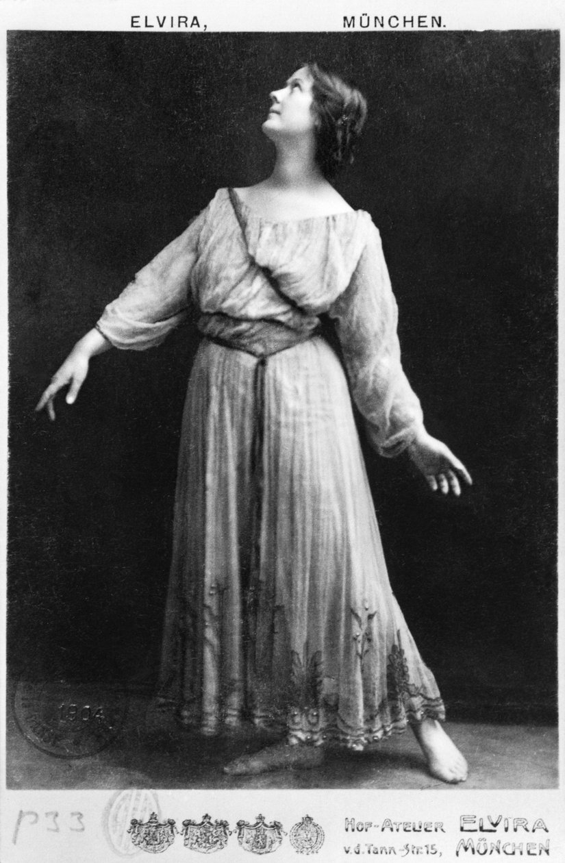 Isadora Duncan (1877-1927) ca. 1903-04 av Elvira Studio