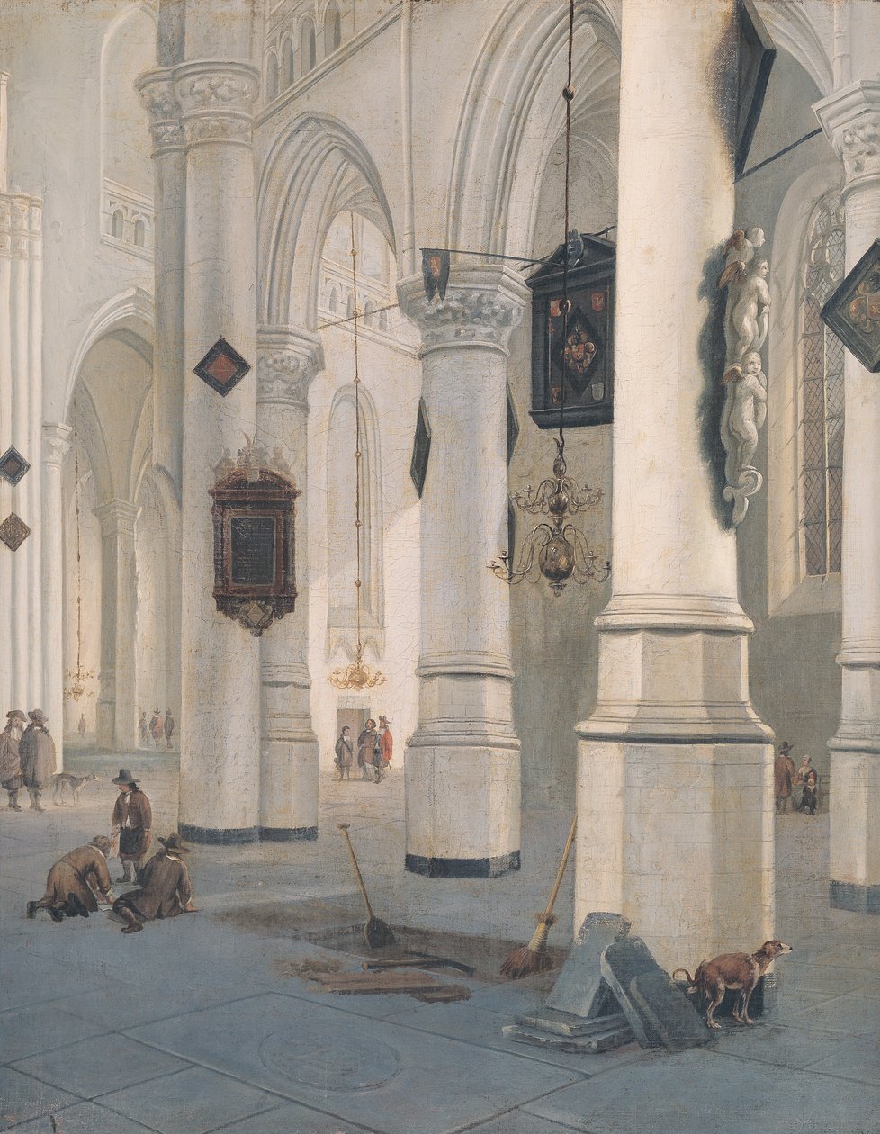 Kirkens interiør av Emanuel de Witte