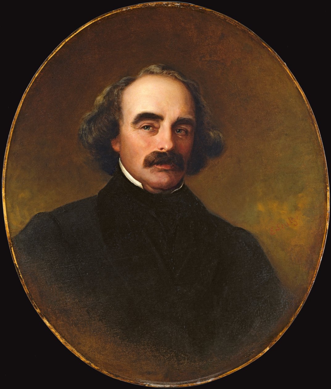 Nathaniel Hawthorne av Emanuel Gottlieb Leutze