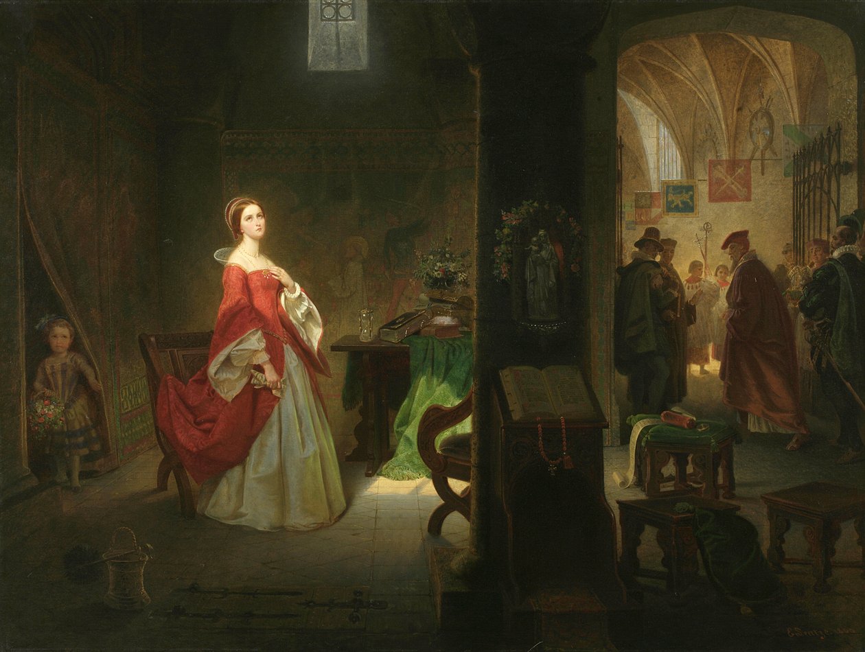 Prinsesse Elizabeth i tårnet, 1860 av Emanuel Gottlieb Leutze