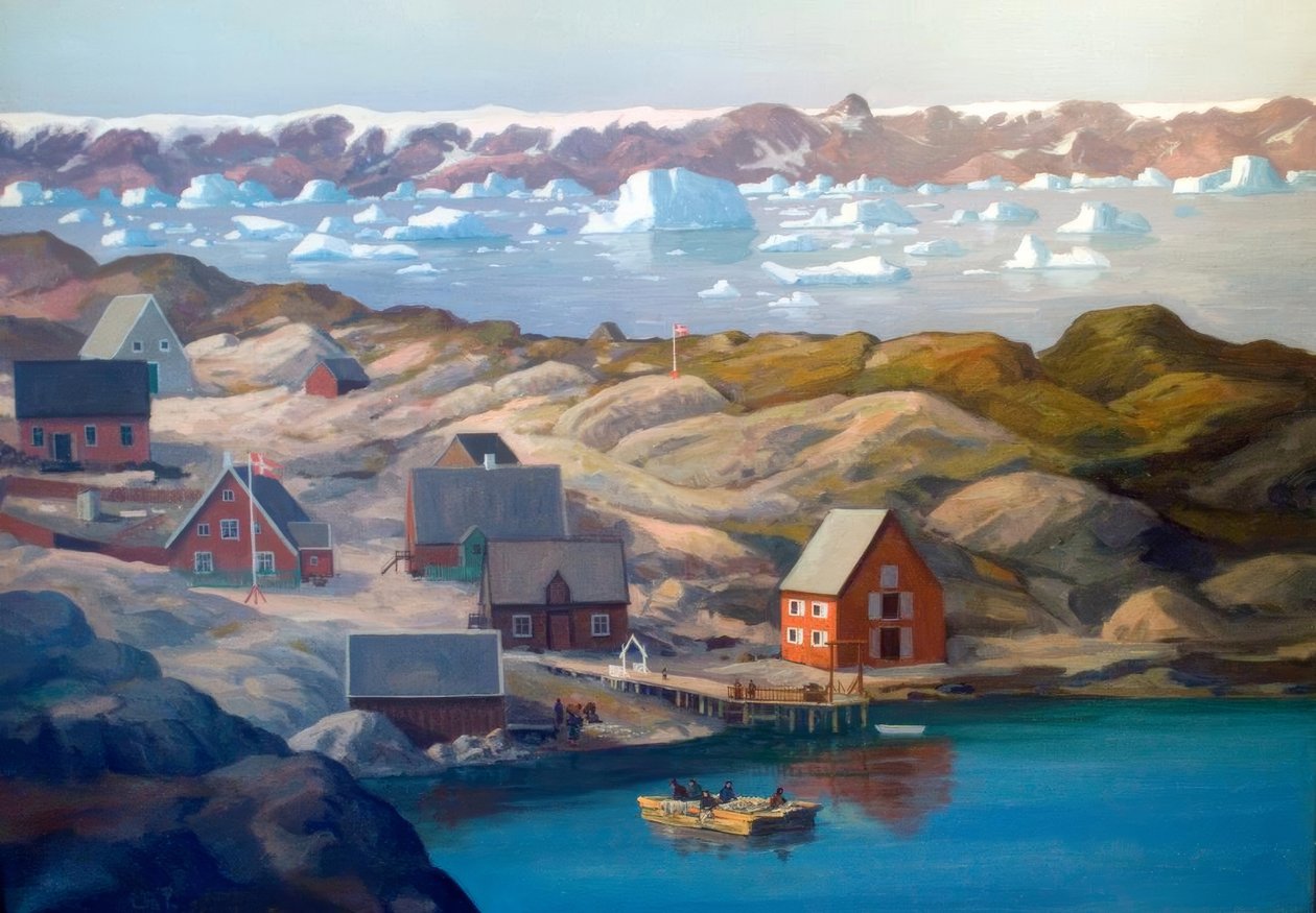 Jakobshavn av Emanuel A. Petersen