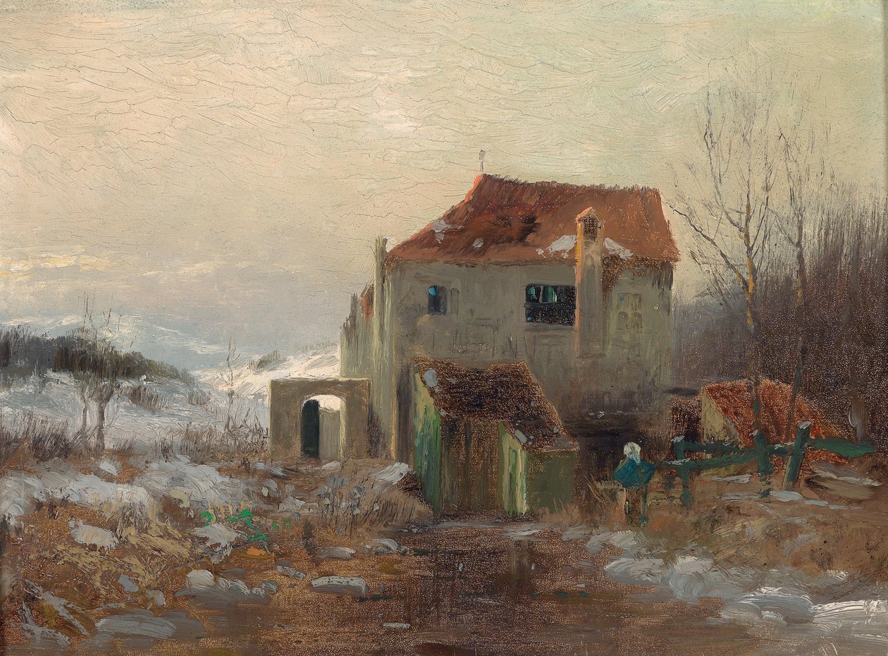 Mølle nær nede av Emil Jakob Schindler