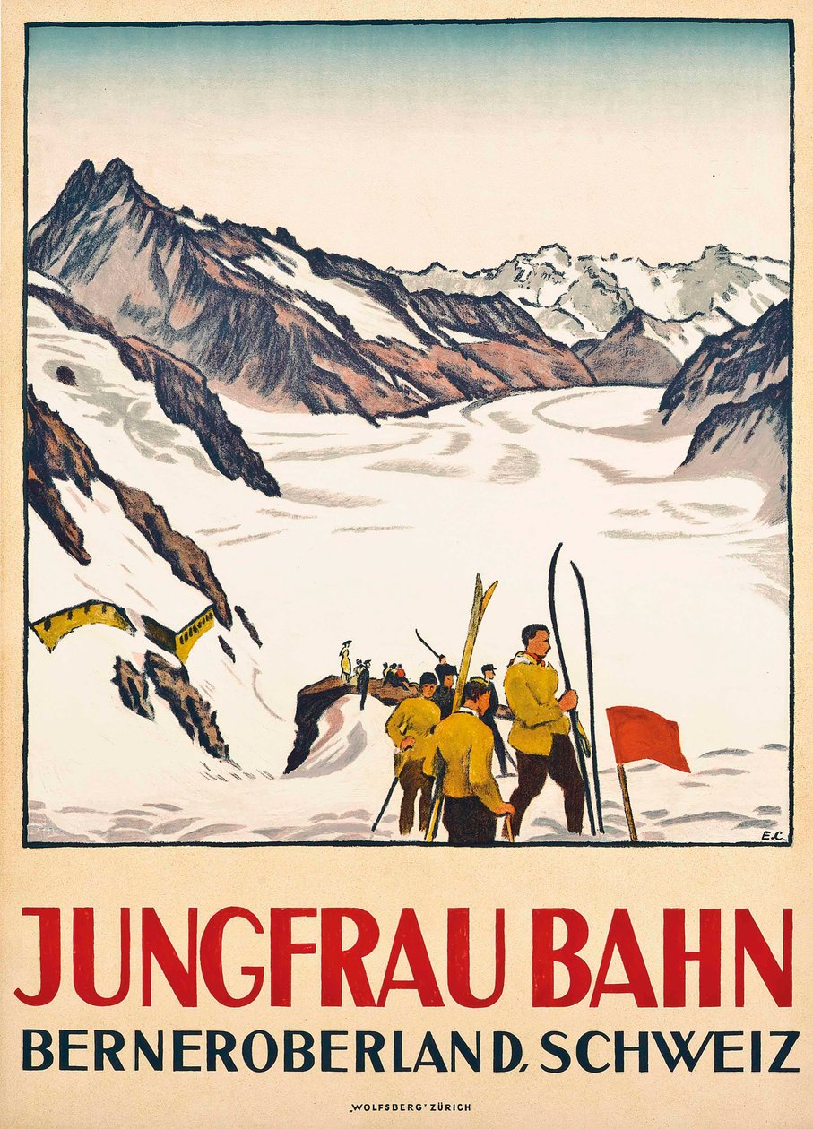 Jungfrau Bahn av Emil Cardinaux