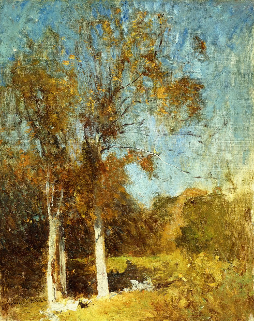Høsttrær av Emil Carlsen