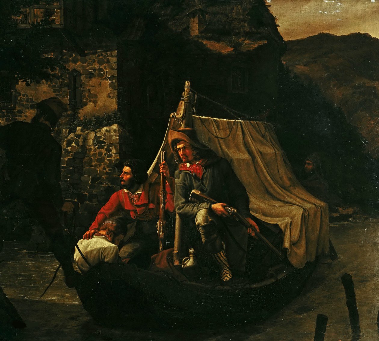 Smuglerne, 1830. av Emil Ebers