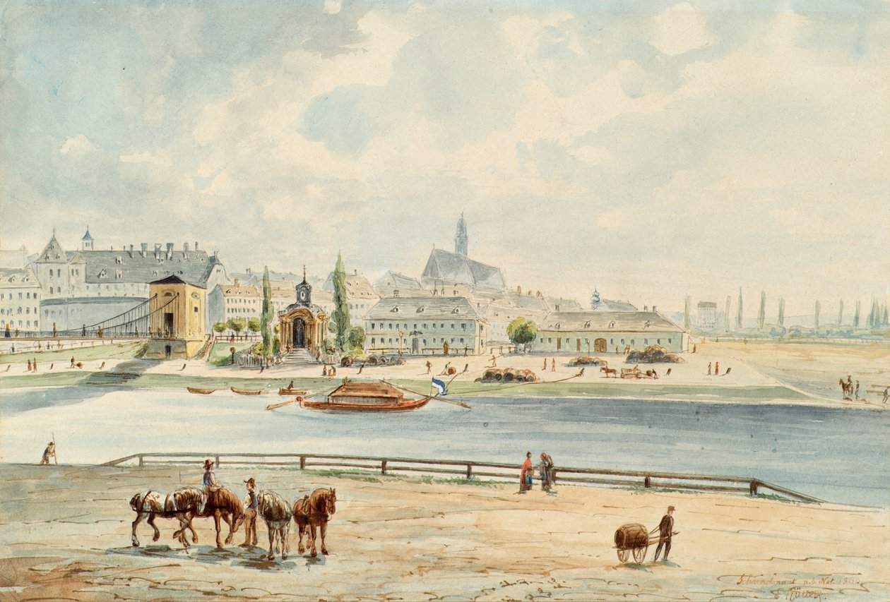 Schanzelmaut i Wien av Emil Hütter