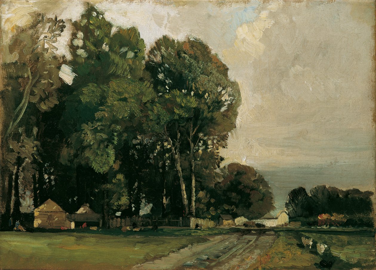 Motiv fra Prater - Krieau av Emil Jakob Schindler