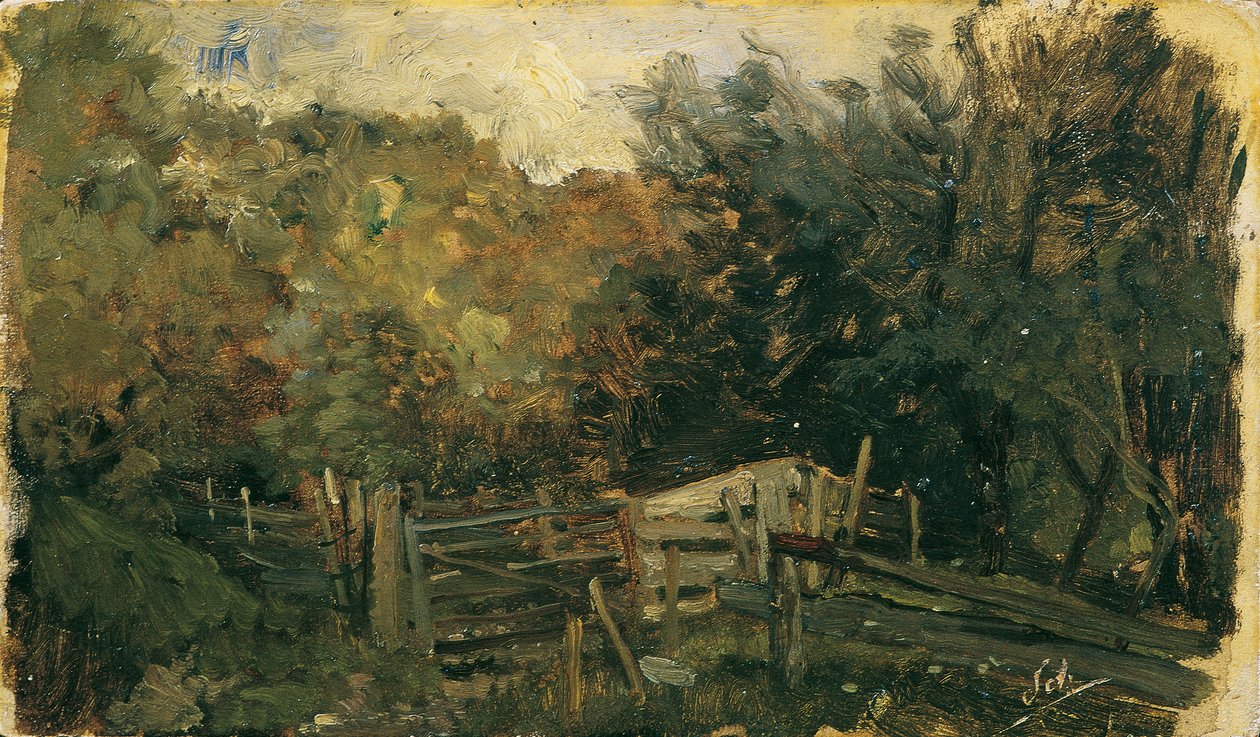 Naturstudie fra Goisern av Emil Jakob Schindler