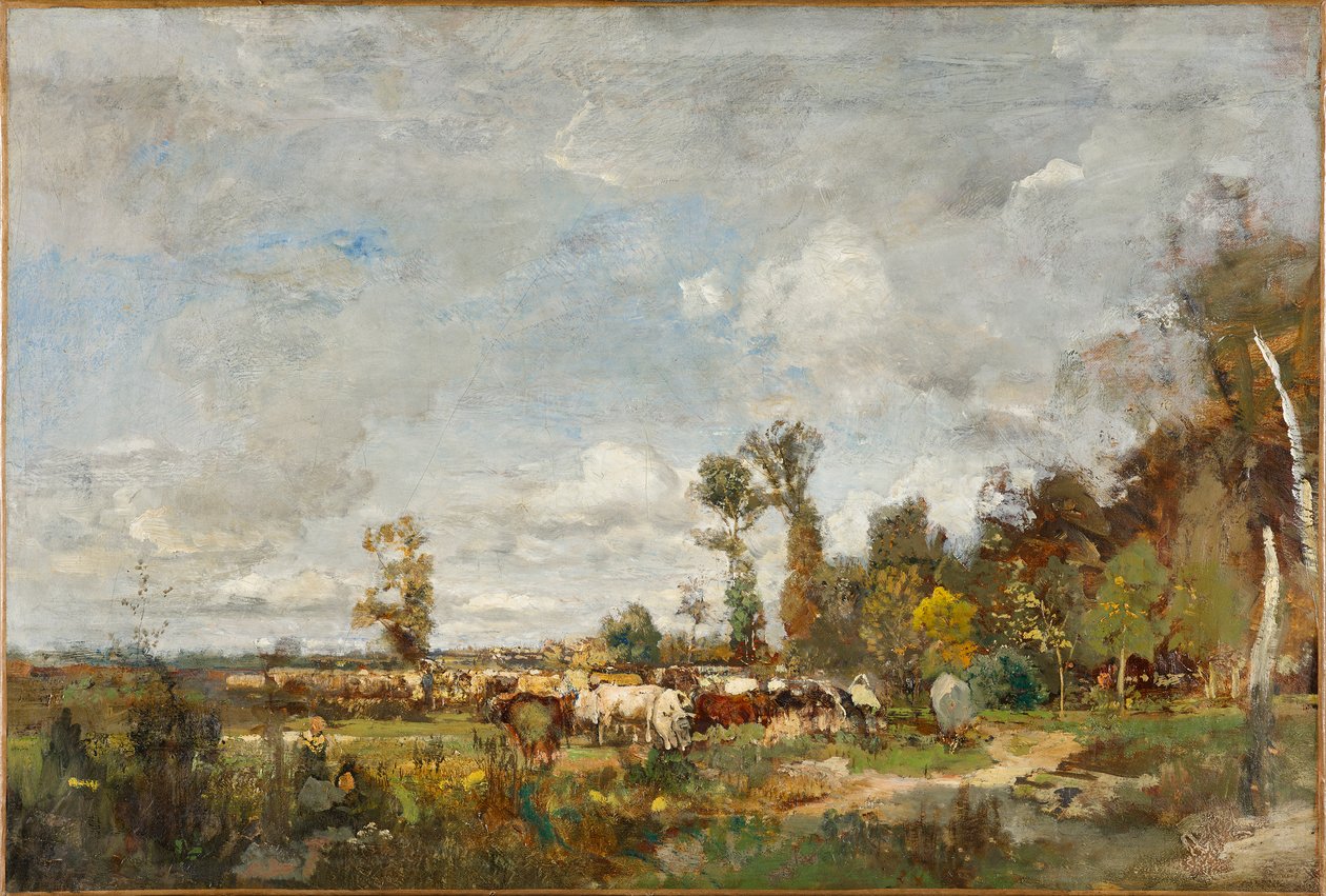 Beite storfe i Holland av Emil Jakob Schindler