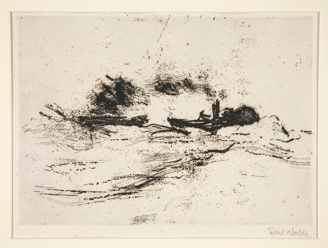 slepebåt av Emil Nolde
