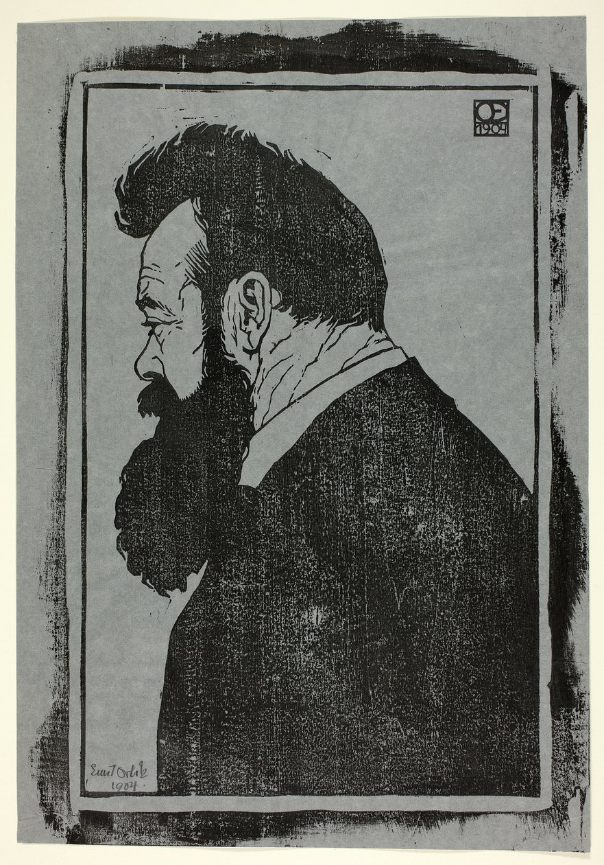 F. Hodler av Emil Orlik