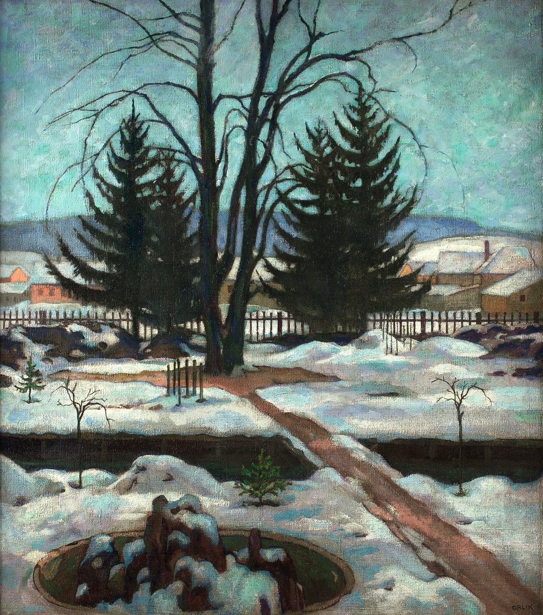Vinter av Emil Orlik
