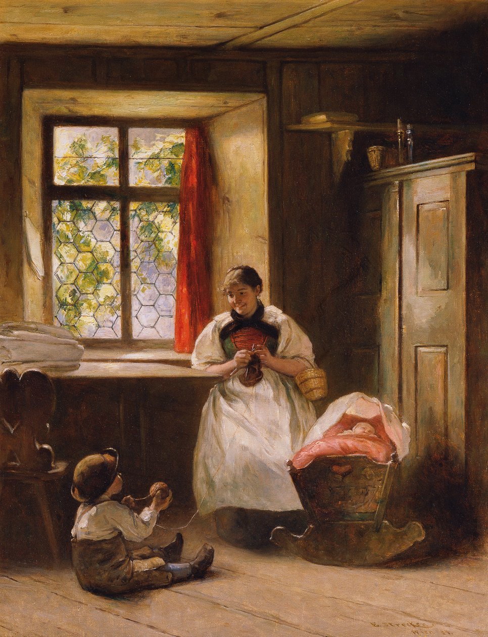 Den ansatte (gårdshuset) av Emil Strecker