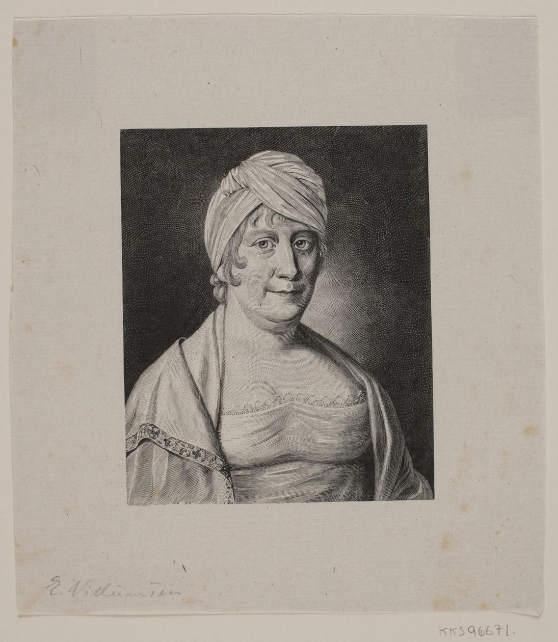 Eldre dame av Emil Villumsen