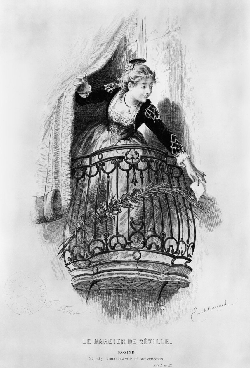 Rosine, illustrasjon fra Act I Scene 3 av 