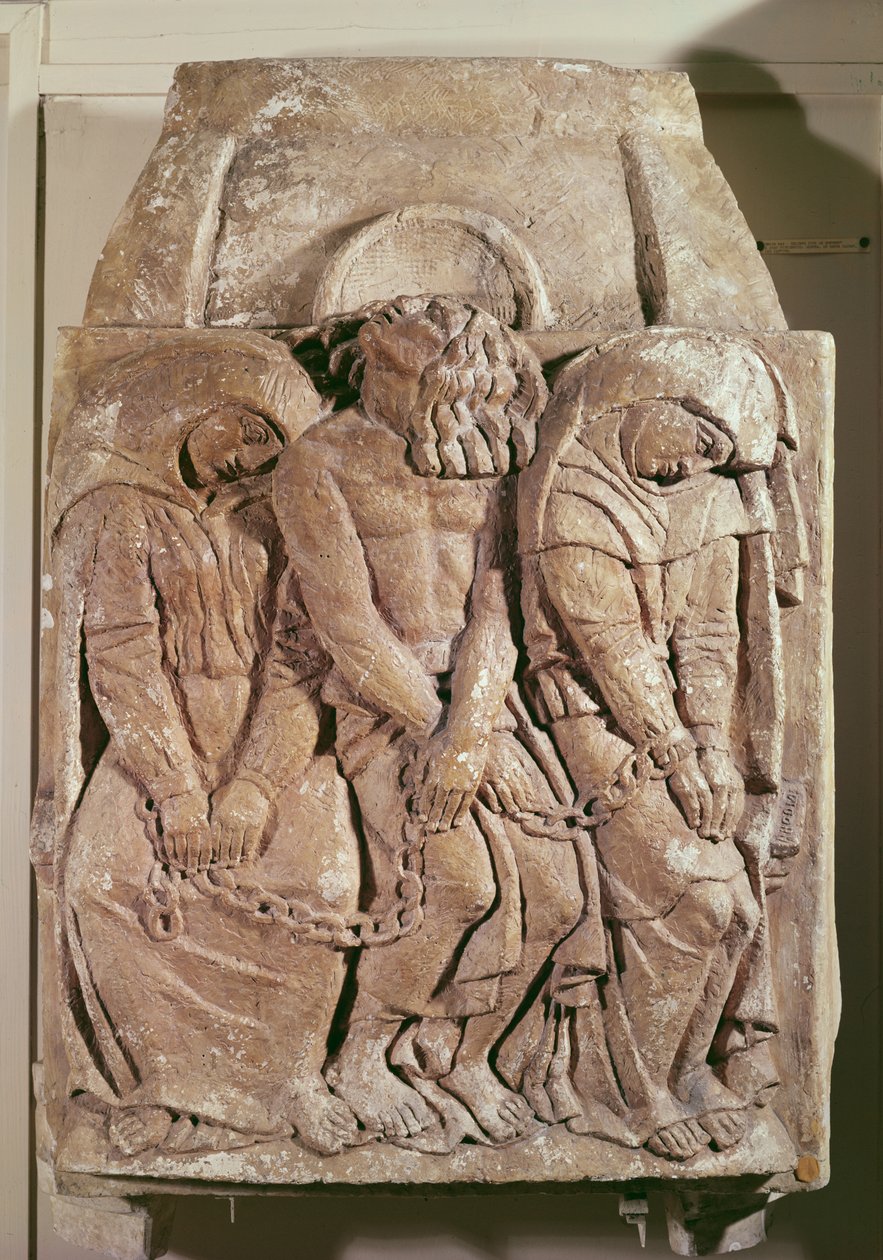 Fangene (gips) av Emile Antoine Bourdelle