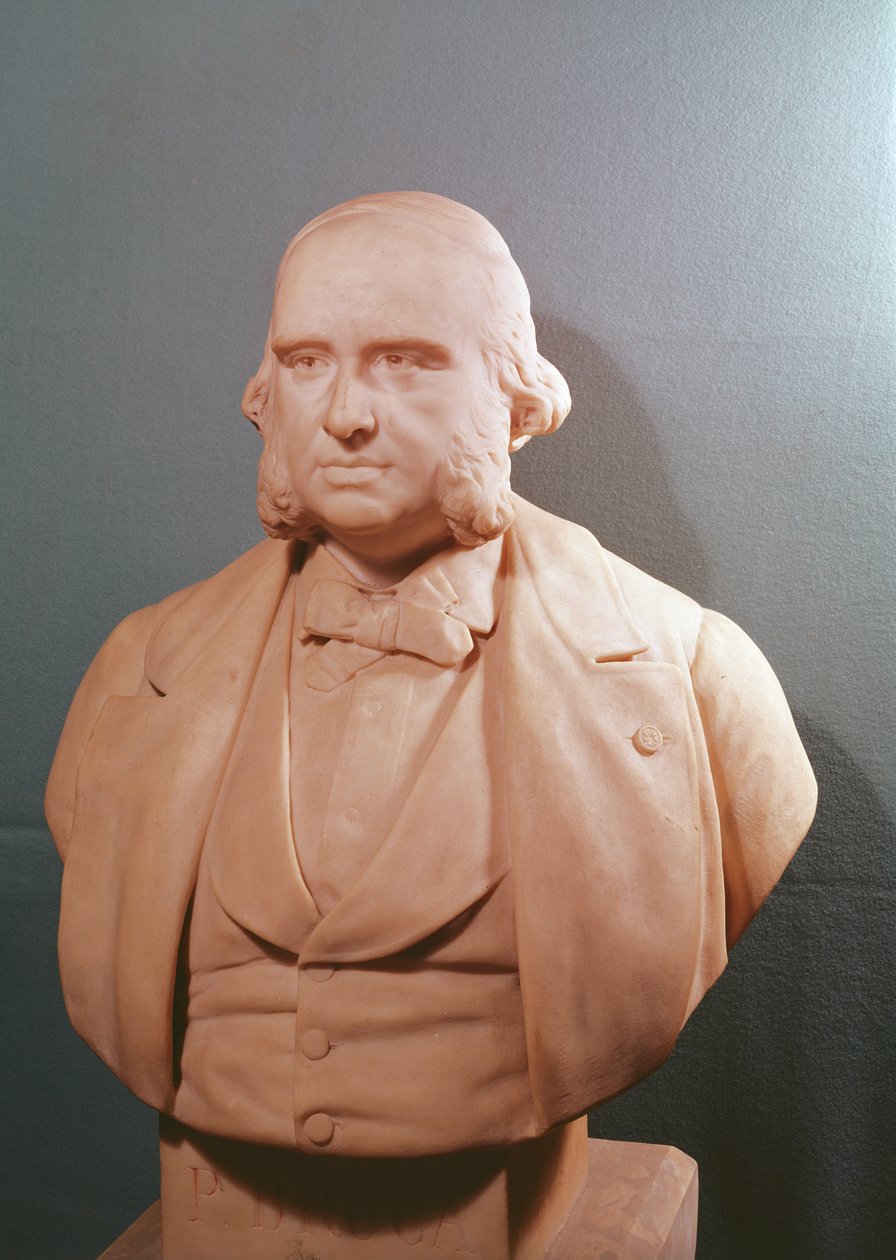 Byste av Paul Broca (1824-80) 1881 av Emile Arthur Soldi or Soldi Colbert