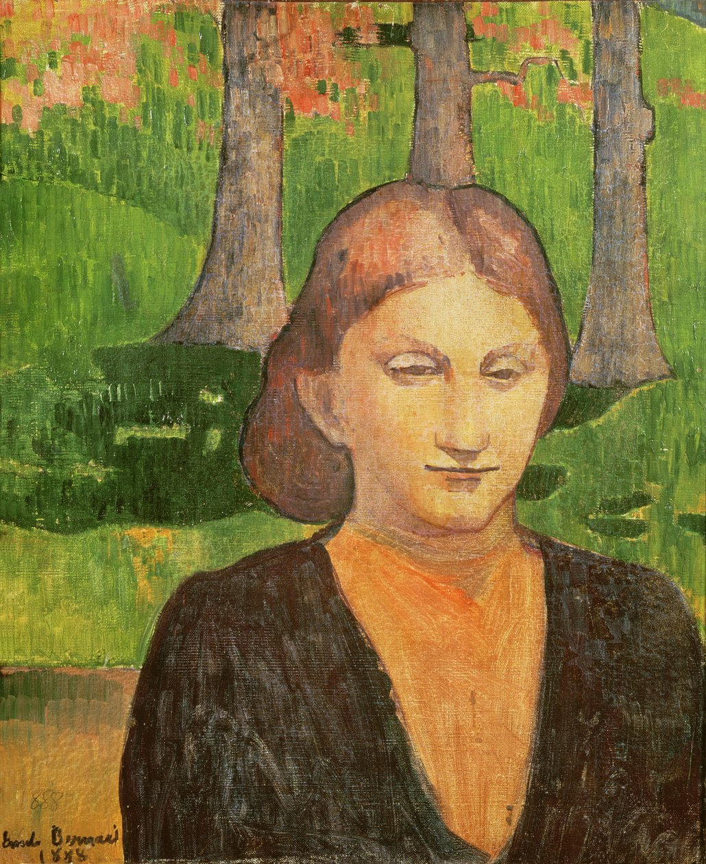 Portrett av min søster Madeleine, 1888 av Emile Bernard