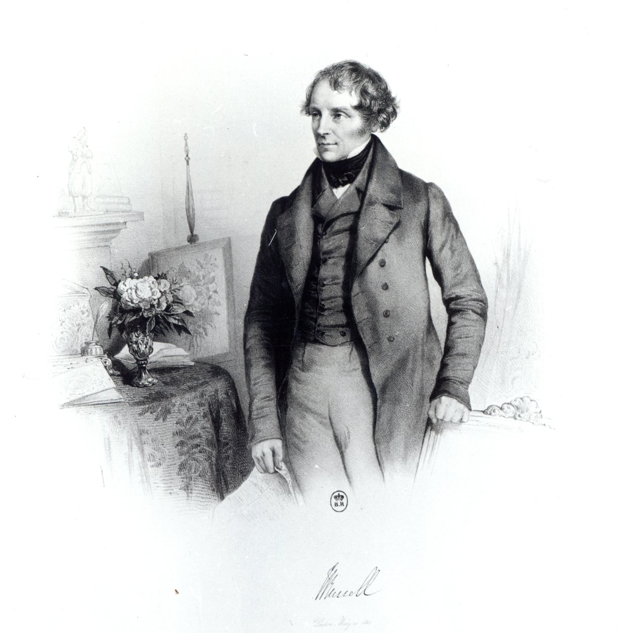 Portrett av Lord John Russell (1792-1878) av Emile Desmaisons