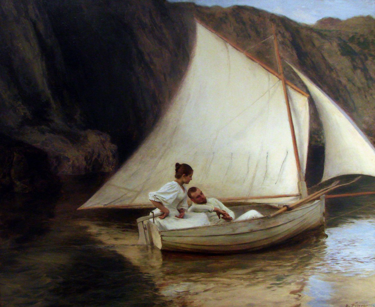 Den lille båten av Emile Friant