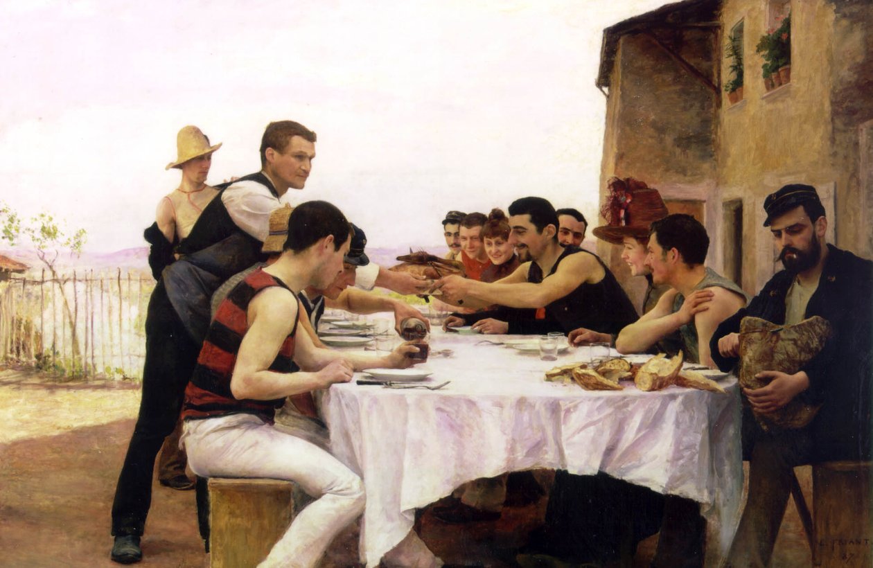 Meurthe båtfest av Emile Friant