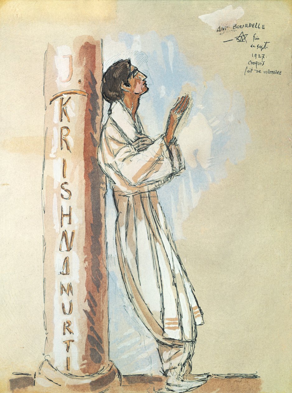 Krishnamurti, 1927 av Emile Antoine Bourdelle