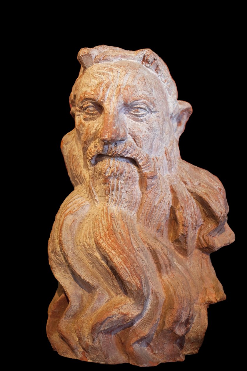 Byste av Auguste Rodin av Emile Antoine Bourdelle