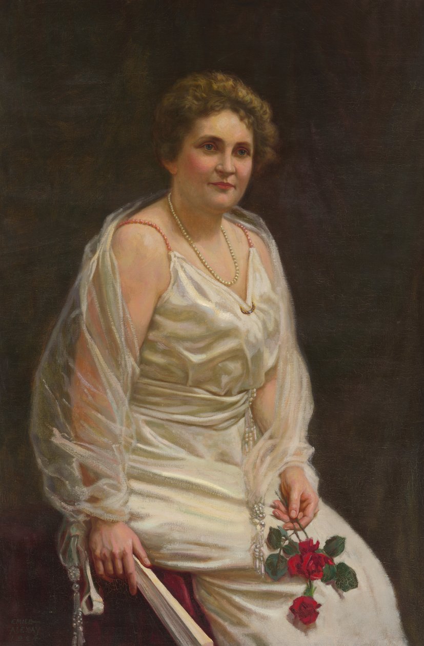 Edith Bolling Galt Wilson, 1924. av Emile Alexay