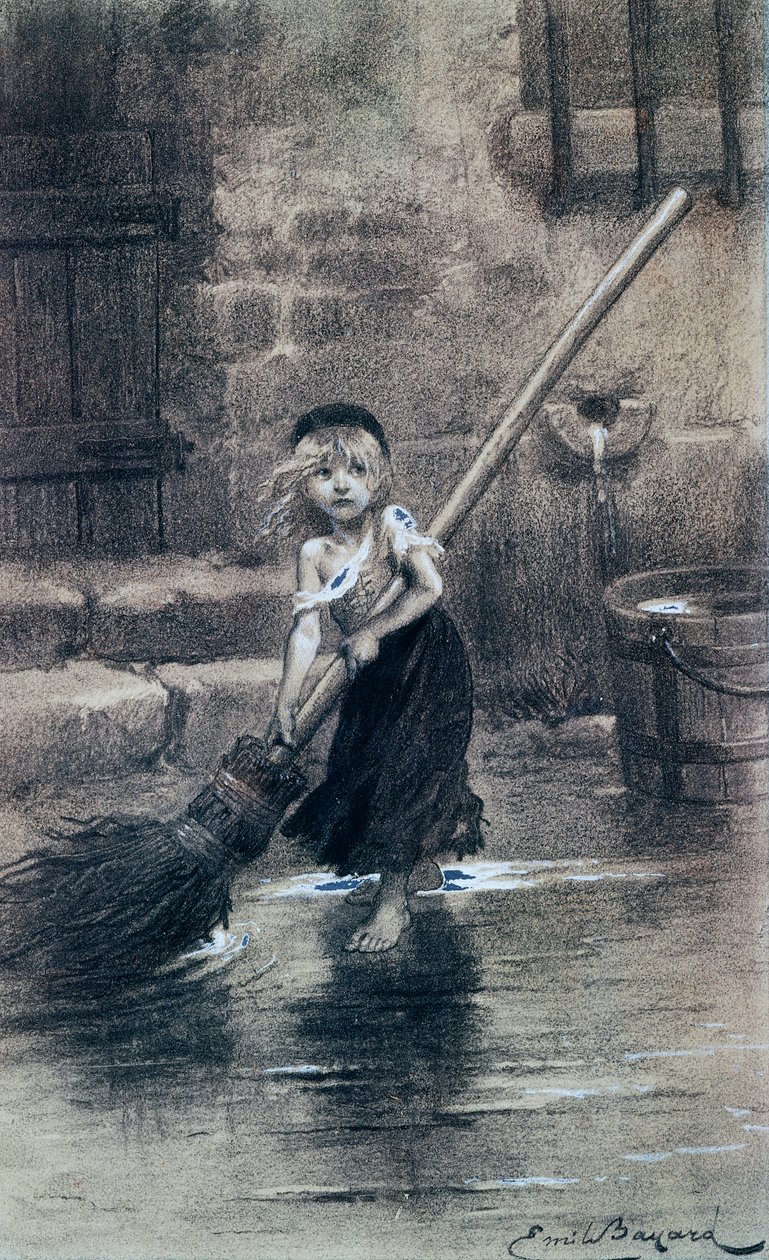Unge Cosette av Emile Antoine Bayard