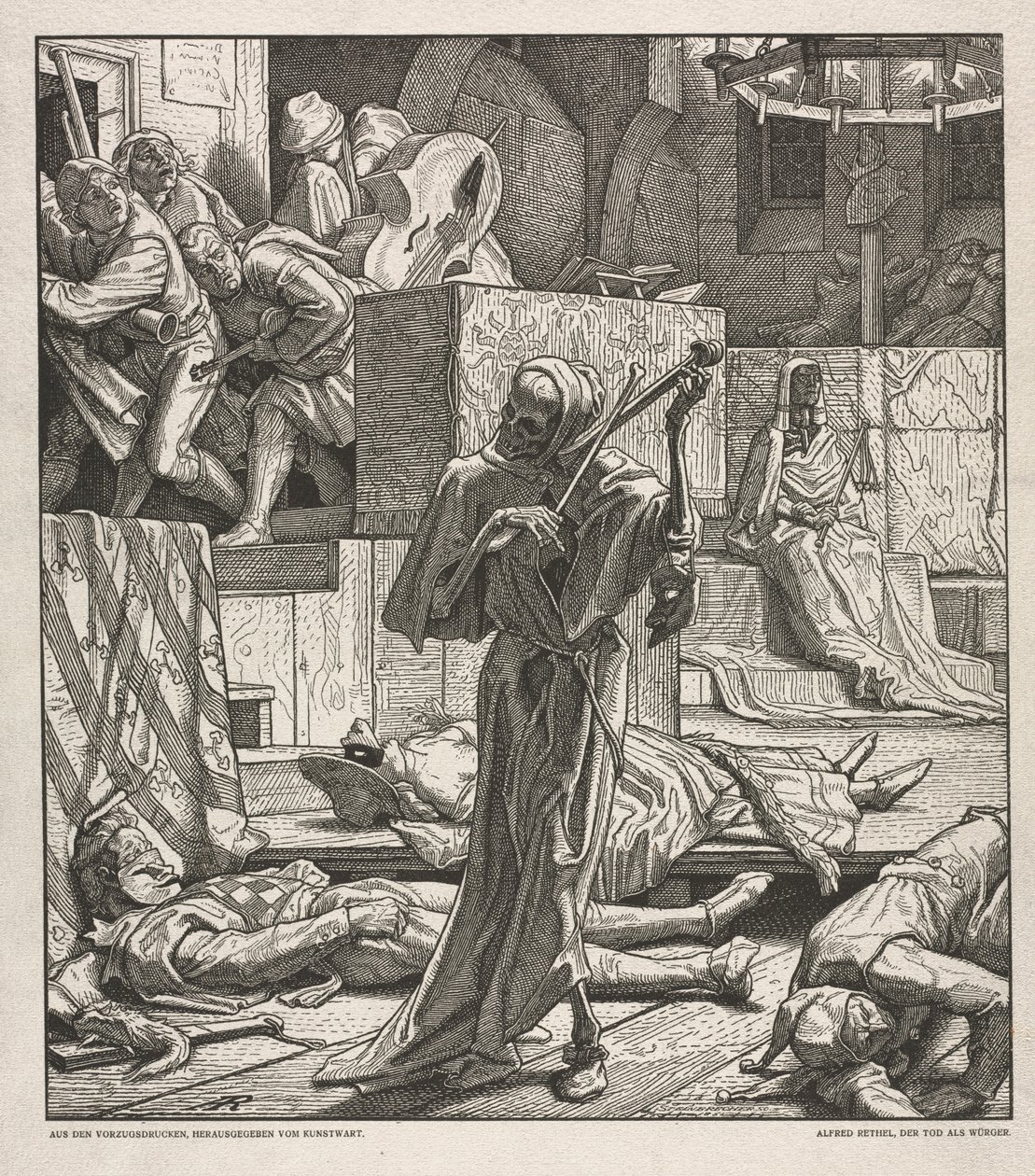 Dance of Death: Death the Strangler av Emile Antoine Bourdelle