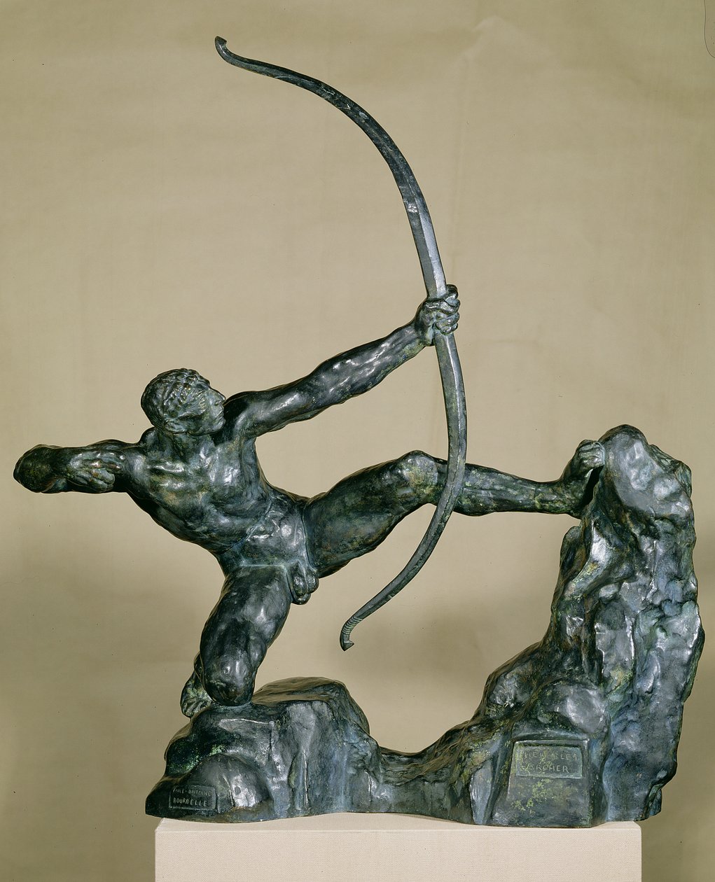 Herakles Archer, 1909 (bronse) av Emile Antoine Bourdelle