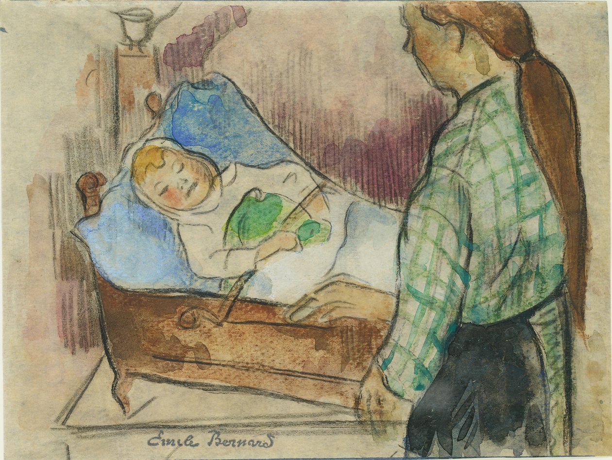 Sengetid av Emile Bernard