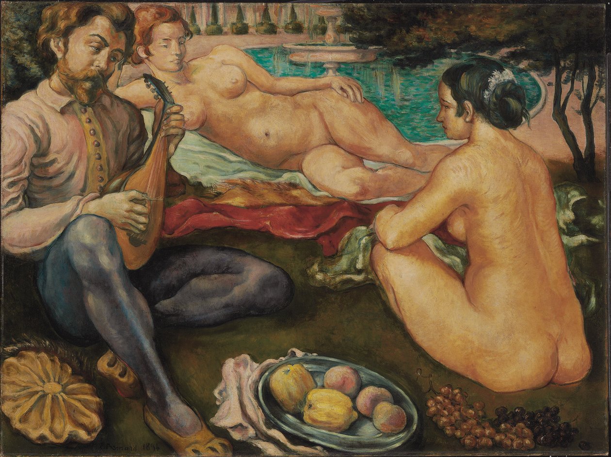 Court of Love, 1890 av Emile Bernard