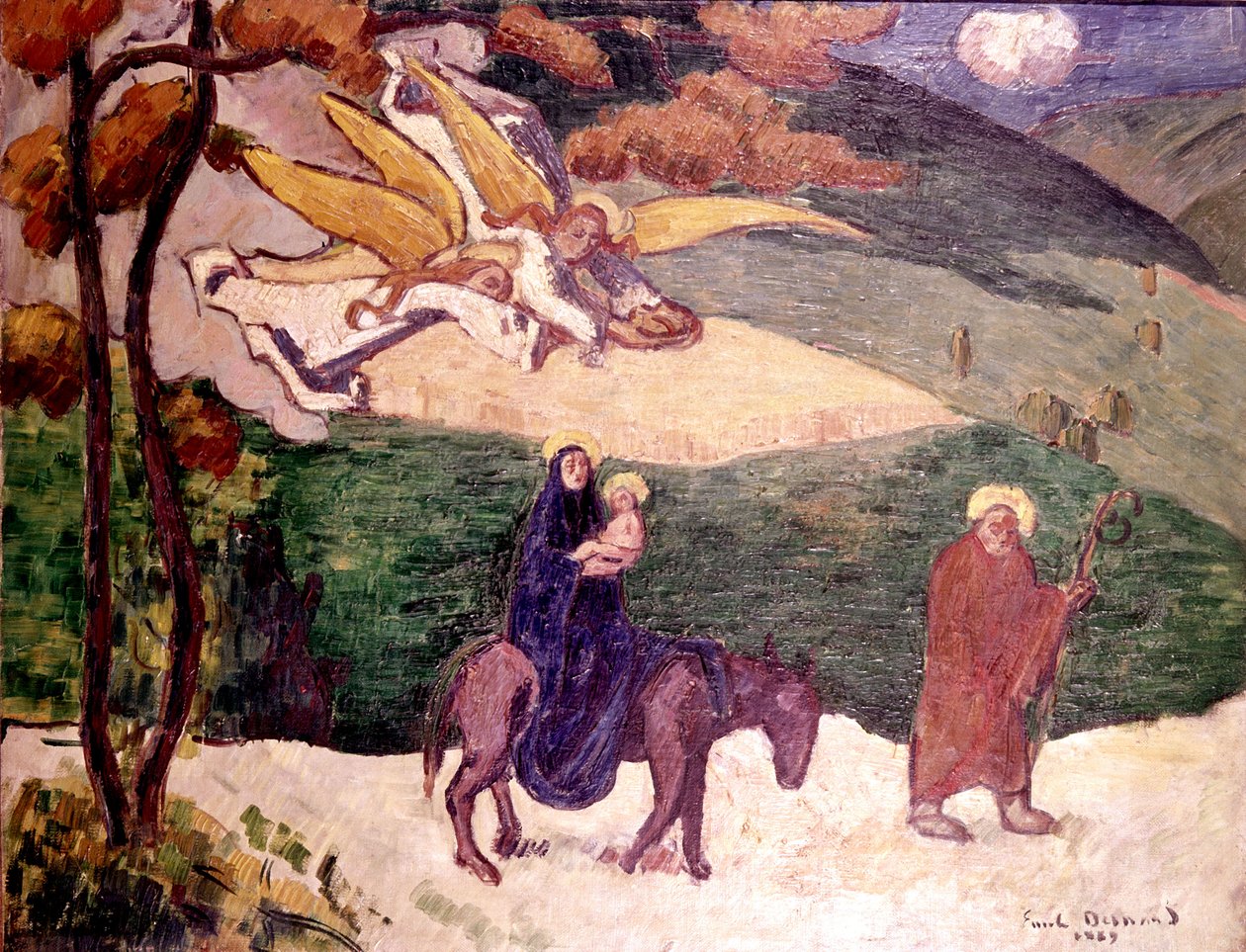 Fly til Egypt av Emile Bernard