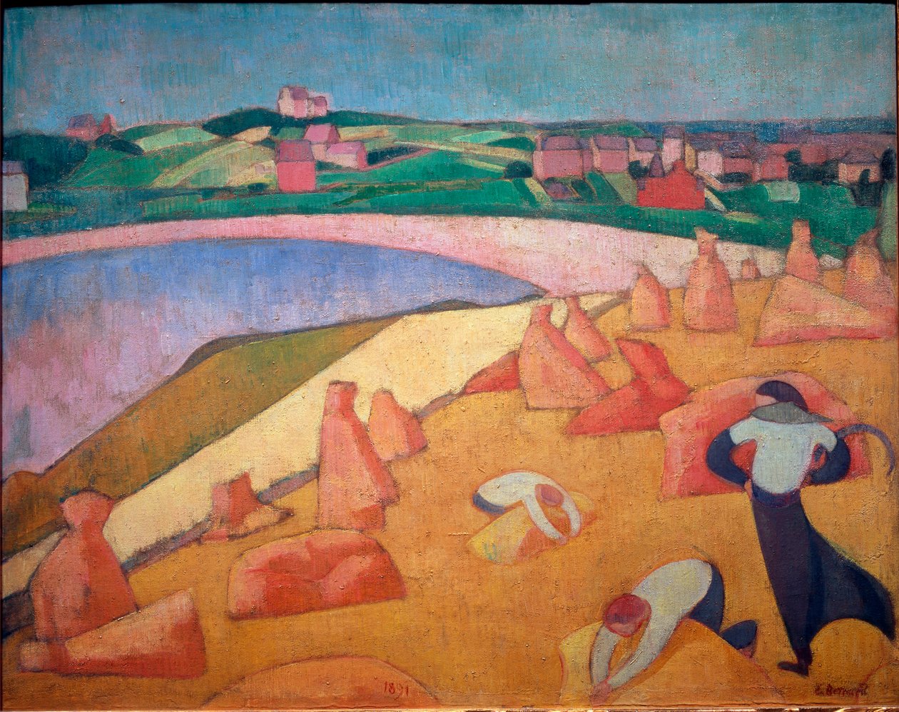 Høstetid ved havet av Emile Bernard