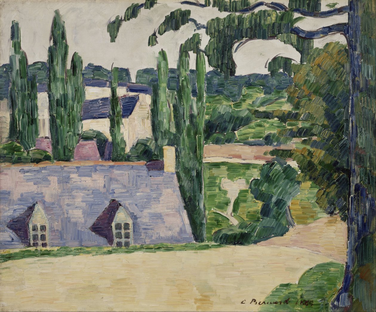 Landskap ved Pont-Aven av Emile Bernard