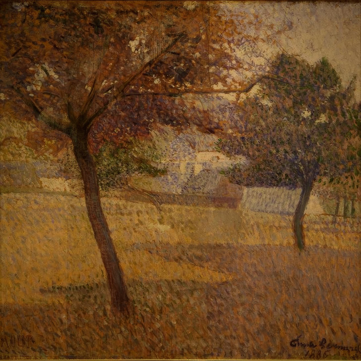 Frukthage i Pont-Aven av Emile Bernard
