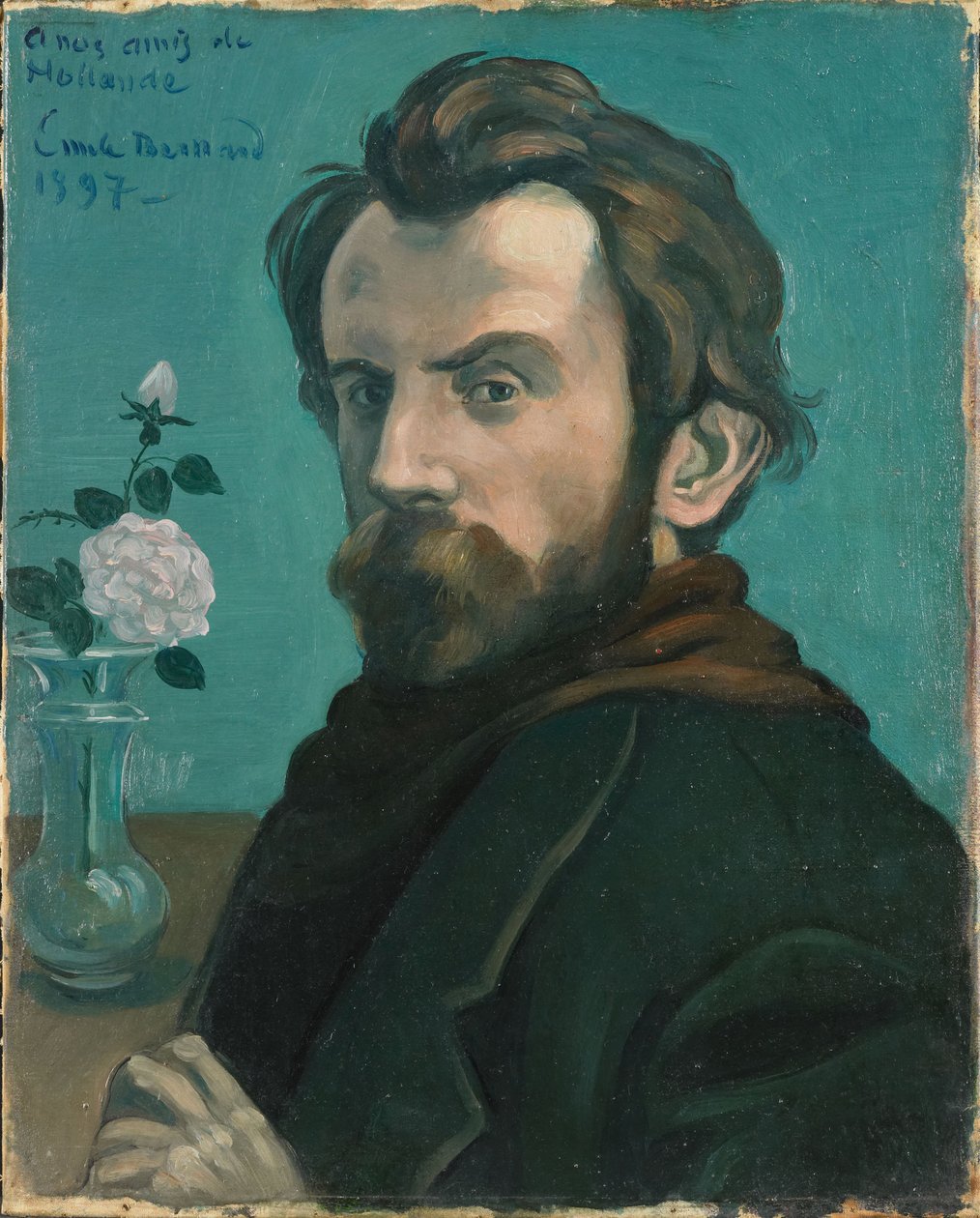 Selvportrett, 1897 av Emile Bernard