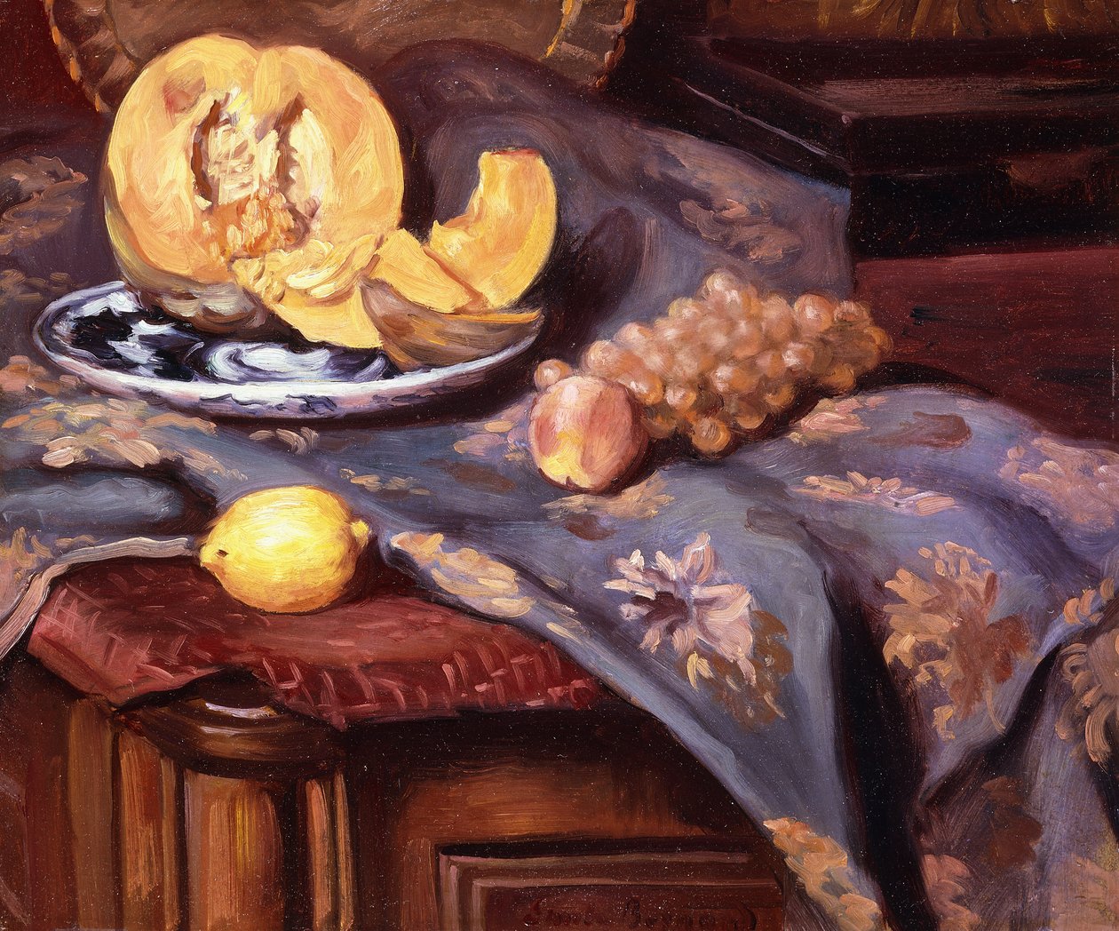 Stilleben; Nature Morte, av Emile Bernard