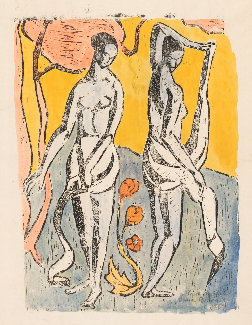 Nymfene av Emile Bernard