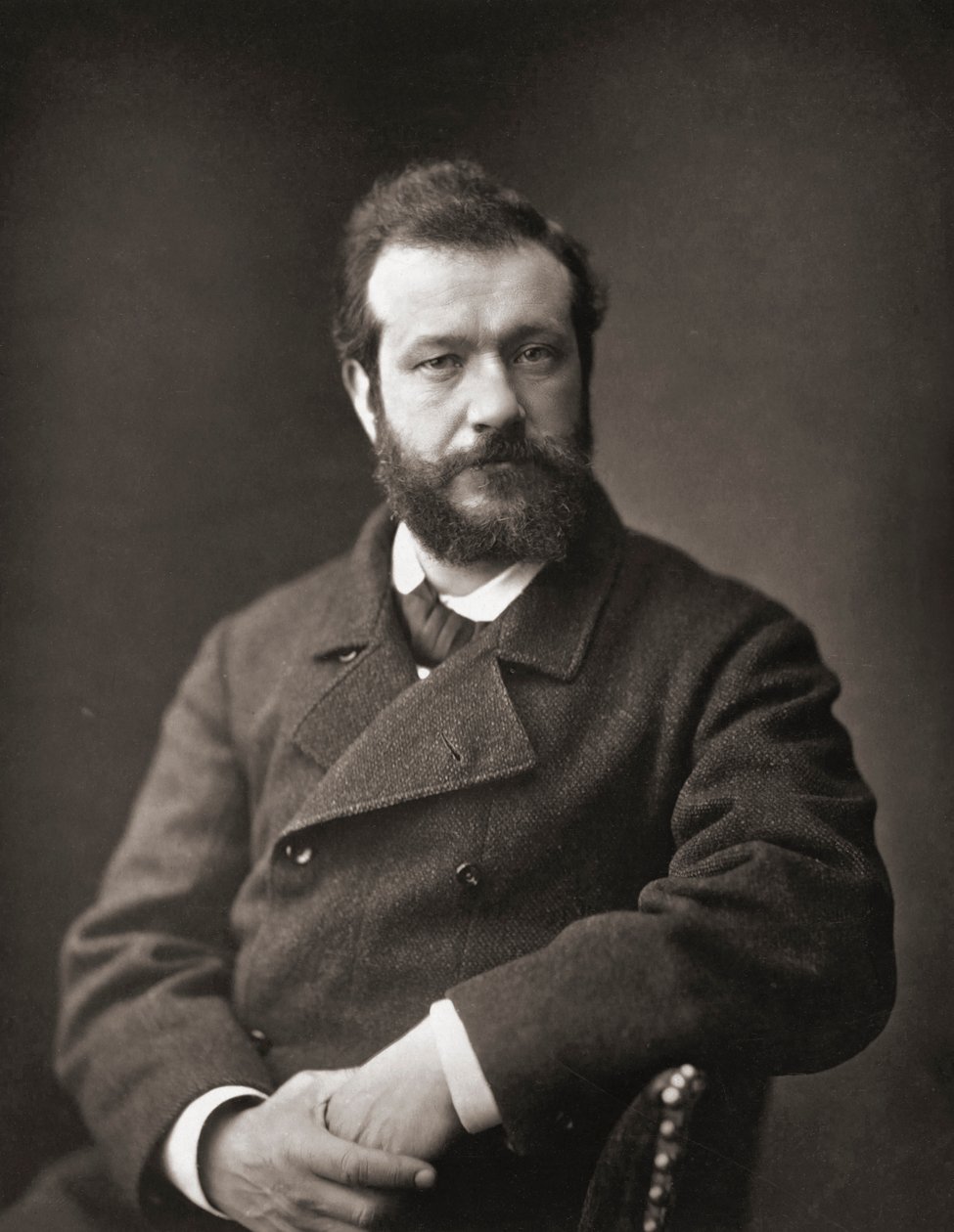 Félix Henri Bracquemond. Portrait.   1175178   no       norwegian Successfully Translated  Original: Foreigners watching New Years dance, 1861 Translat: Foreigners watching New Year
