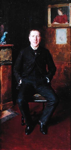 Portrett av Ernest Coquelin (1848-1909) 1889 av Emile Friant