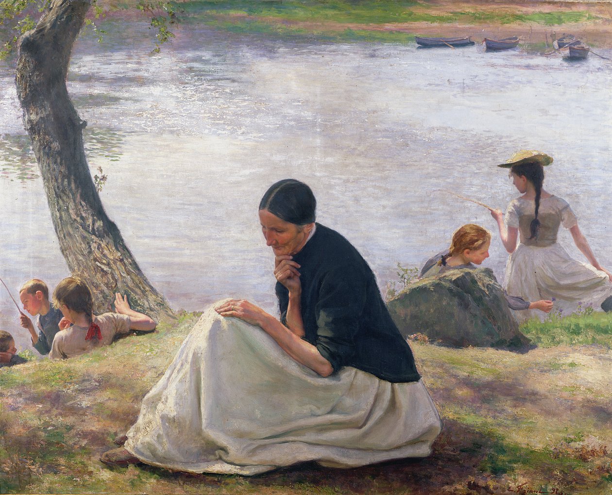 Suvenir, 1891 av Emile Friant