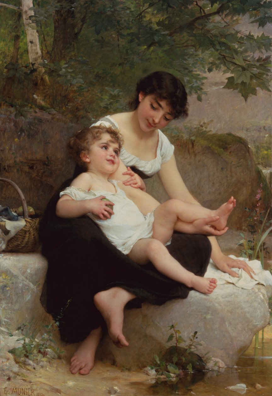 Mor og barn av Emile Munier