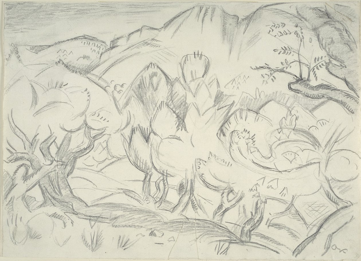 Landskap, Cassis av Emile Othon Friesz