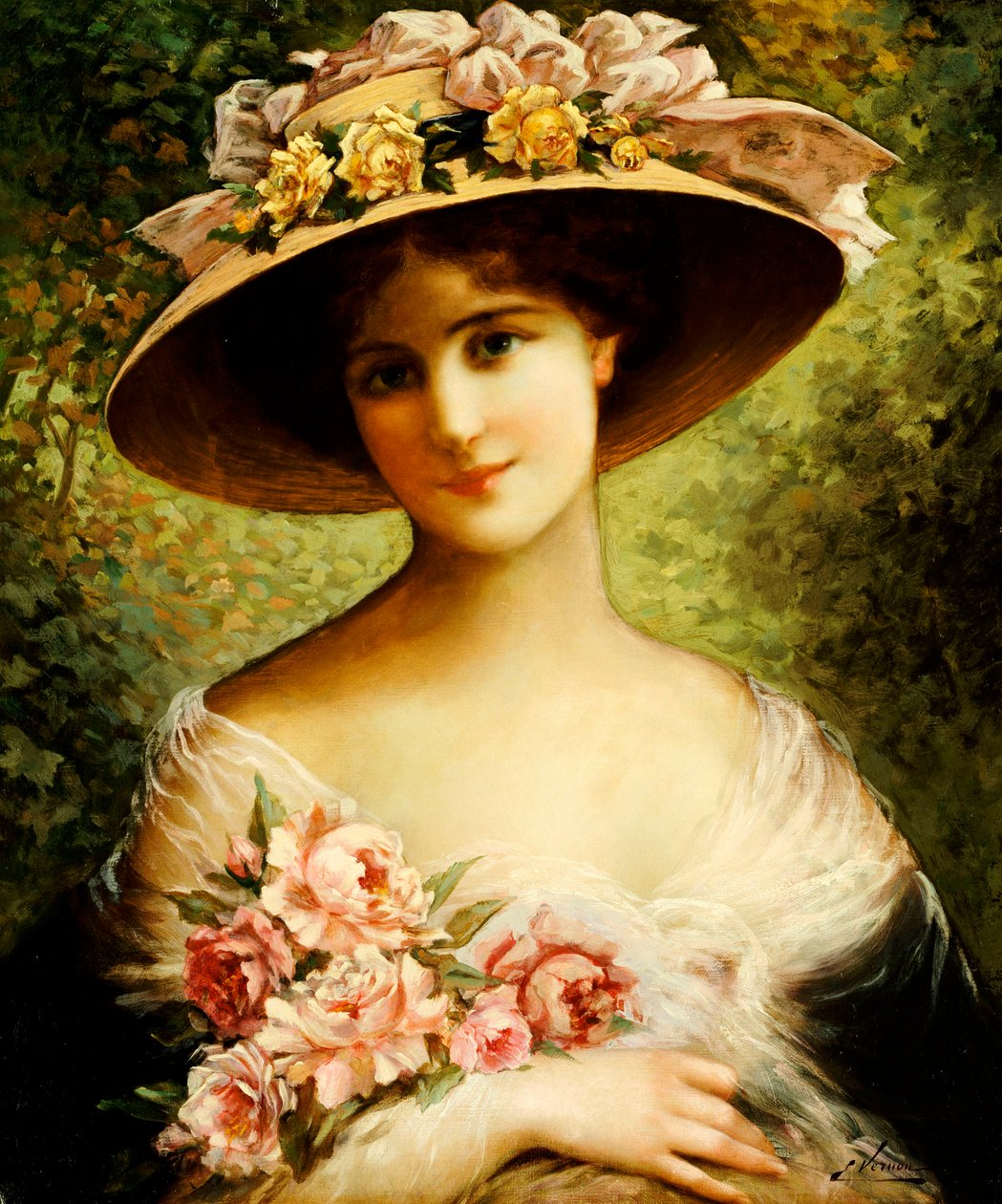 The Fancy Bonnet av Emile Vernon