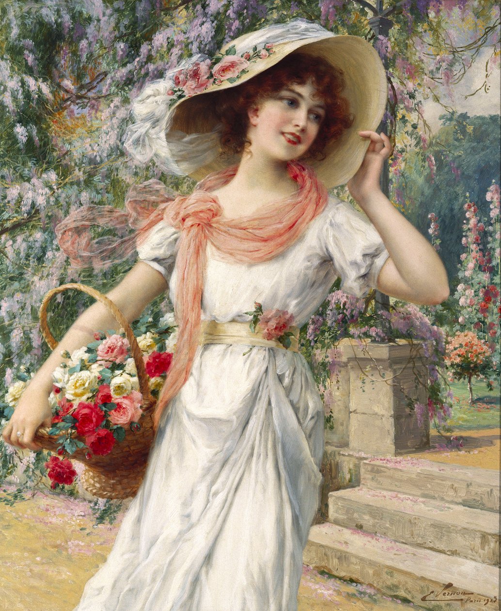 Blomsterhagen av Emile Vernon